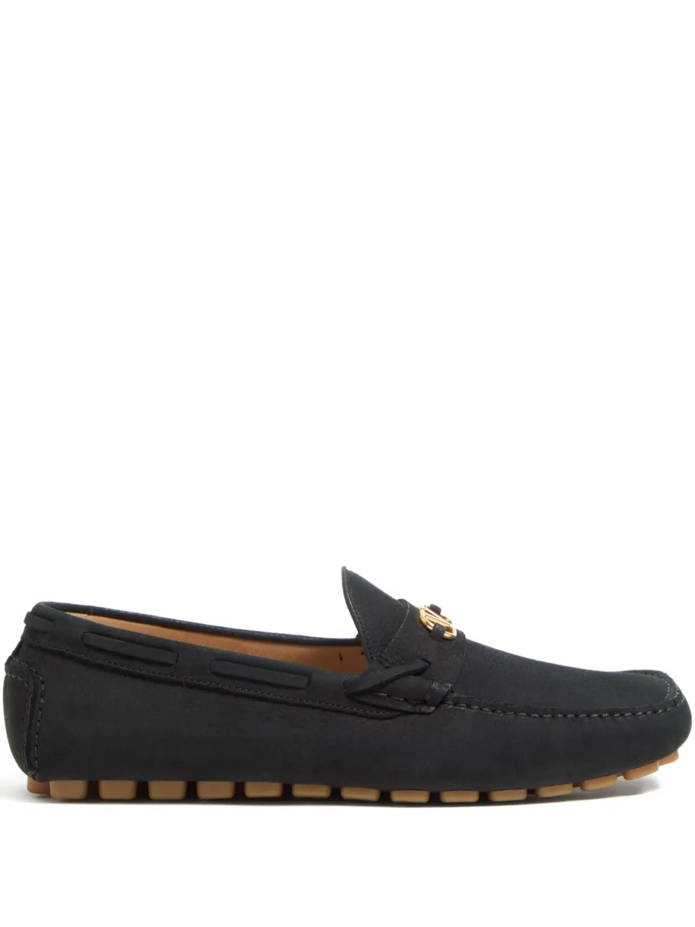 Valentino Garavani Suède loafers Zwart