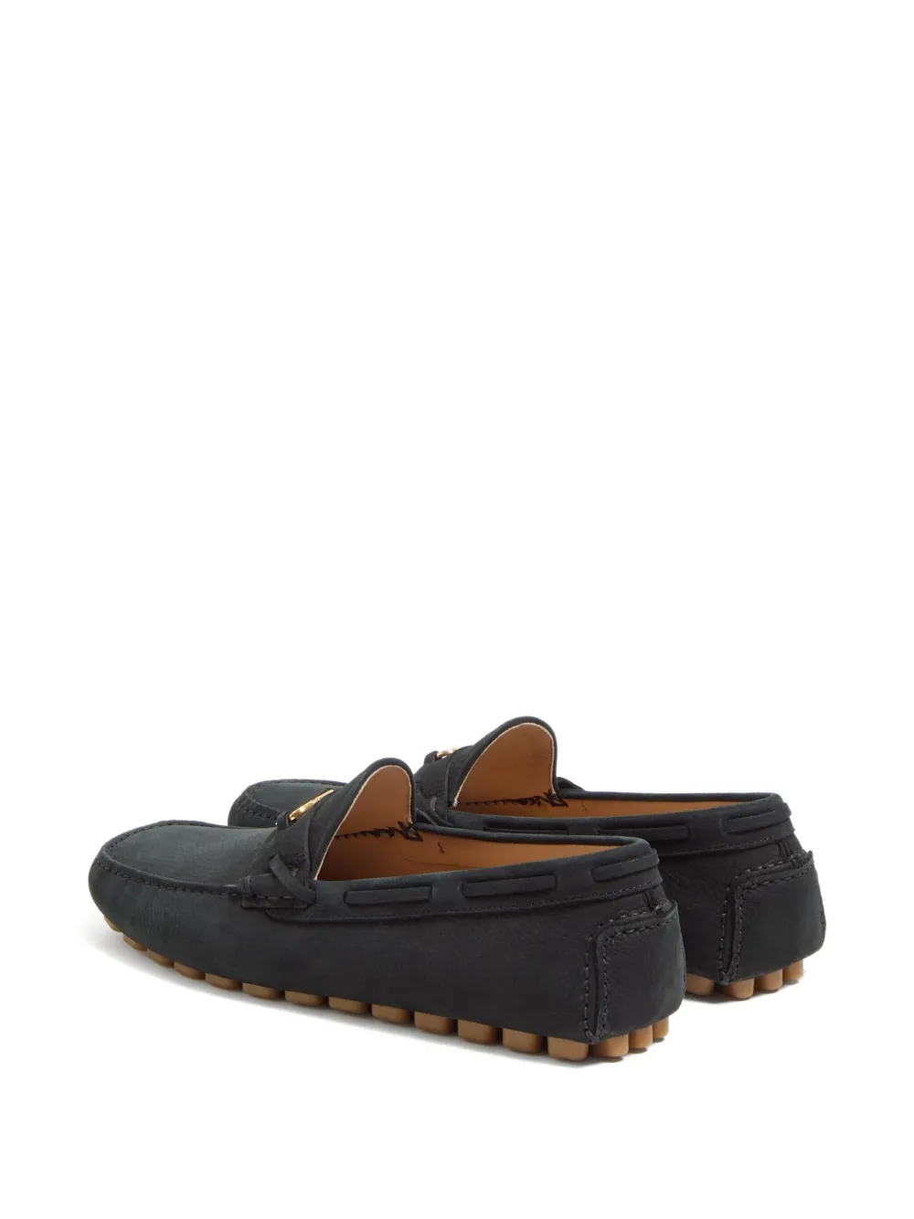 Valentino Garavani suede loafers Black