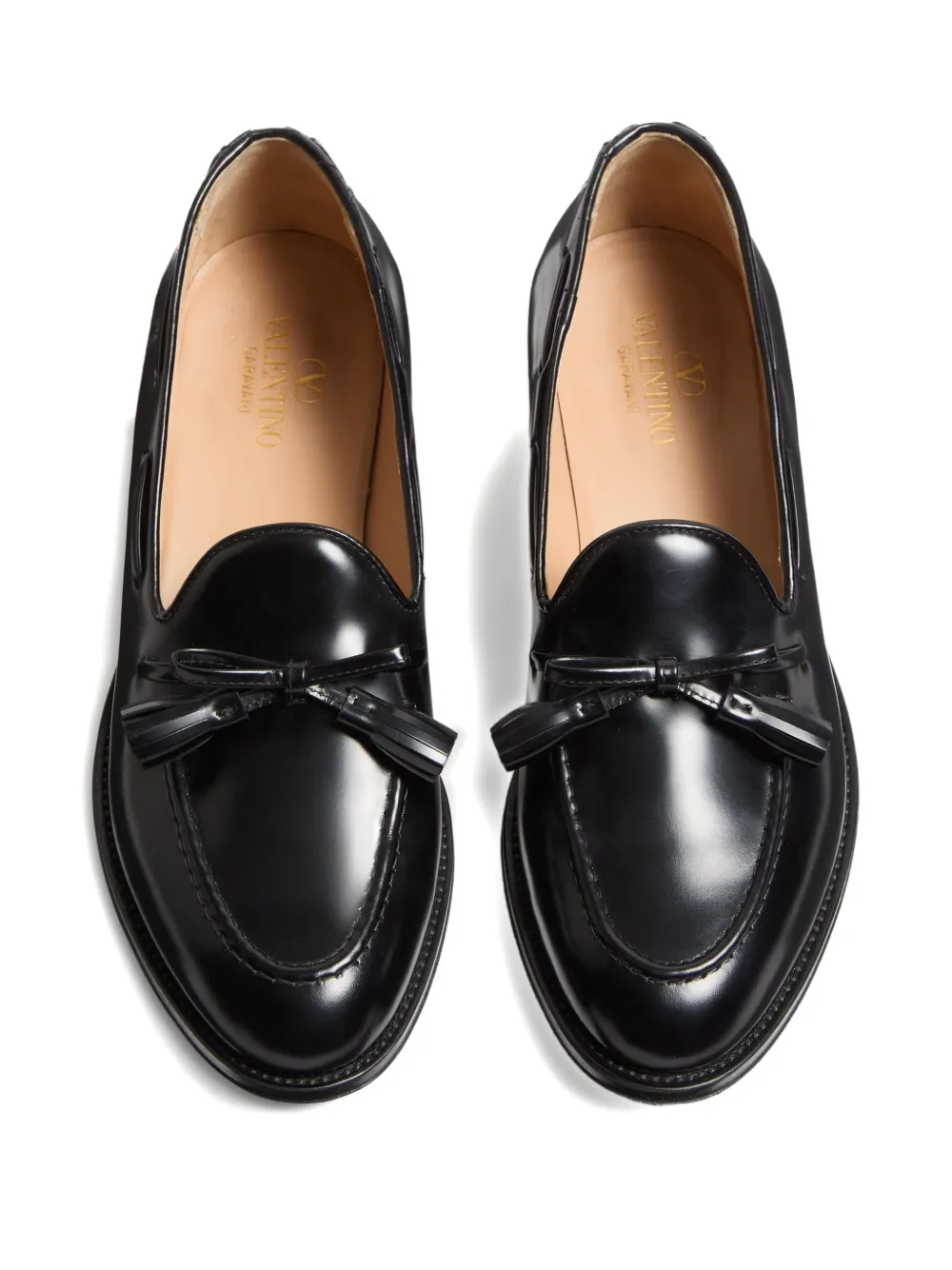 Valentino Garavani Bowshire loafers Zwart