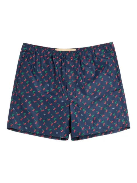 Valentino Garavani Cherryfic-print swim shorts