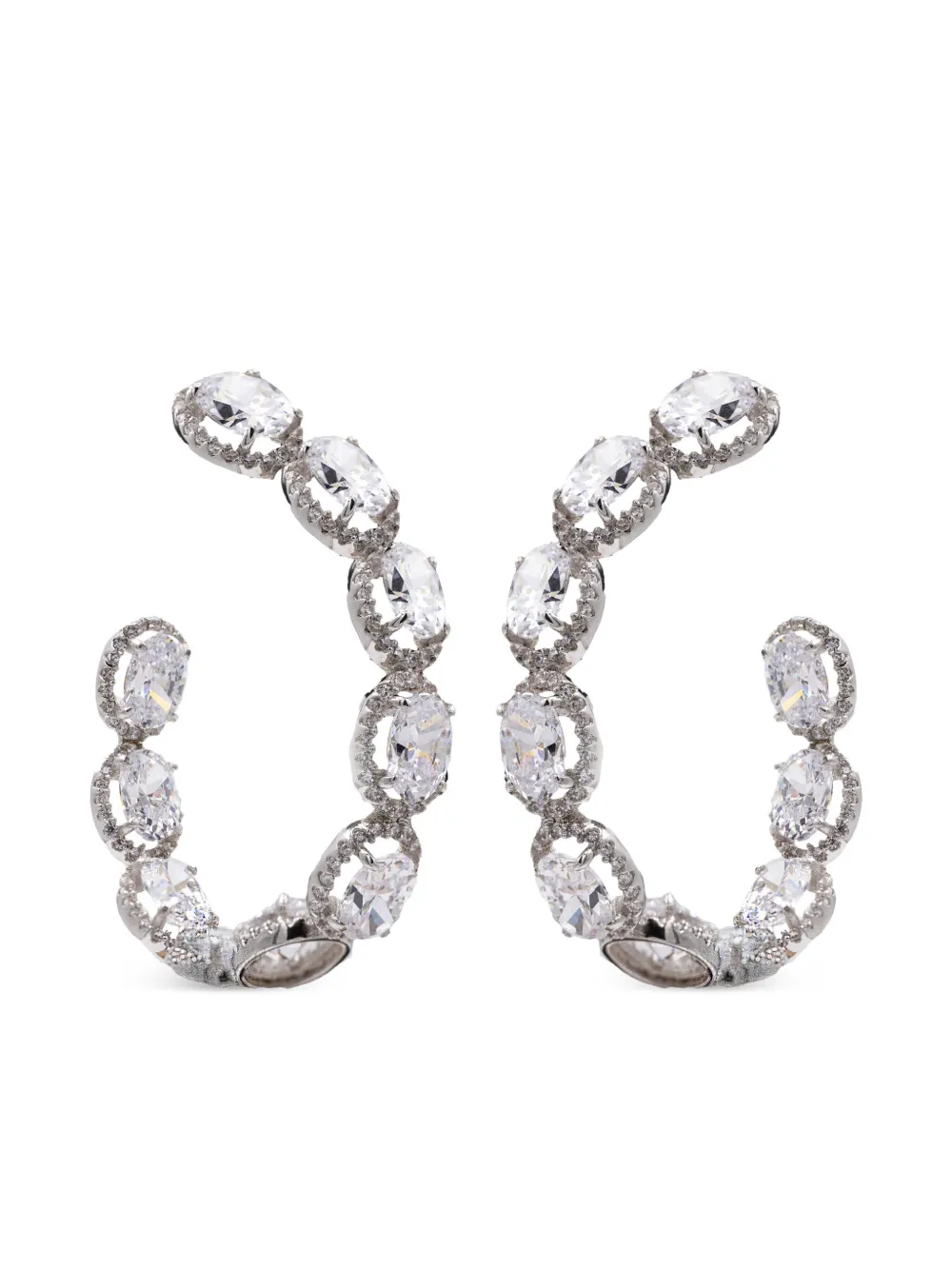 Juwelina Paris Essie Earrings In Silver