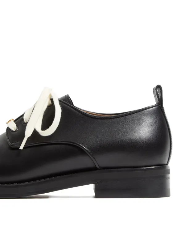 Valentino Garavani VLogo Derby Shoes | Black | FARFETCH JO