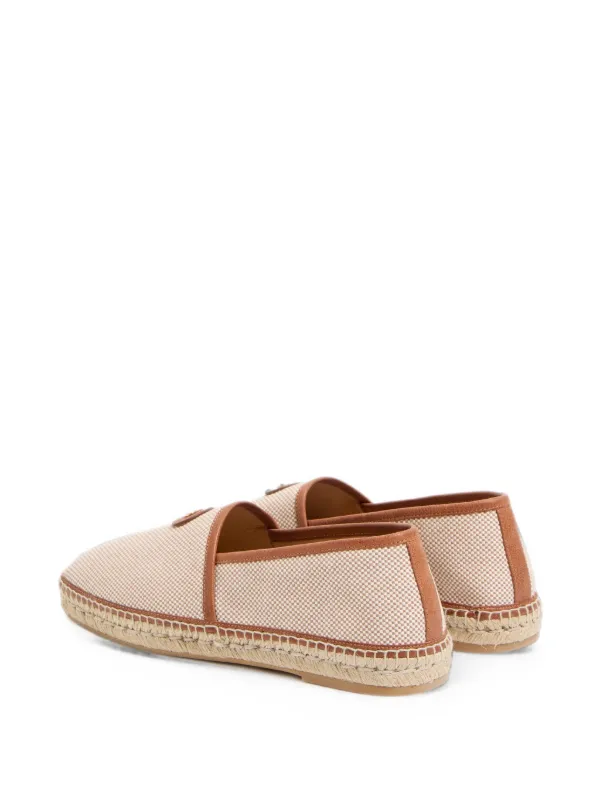 Valentino Garavani Palm Avenue Canvas Espadrilles | Neutrals