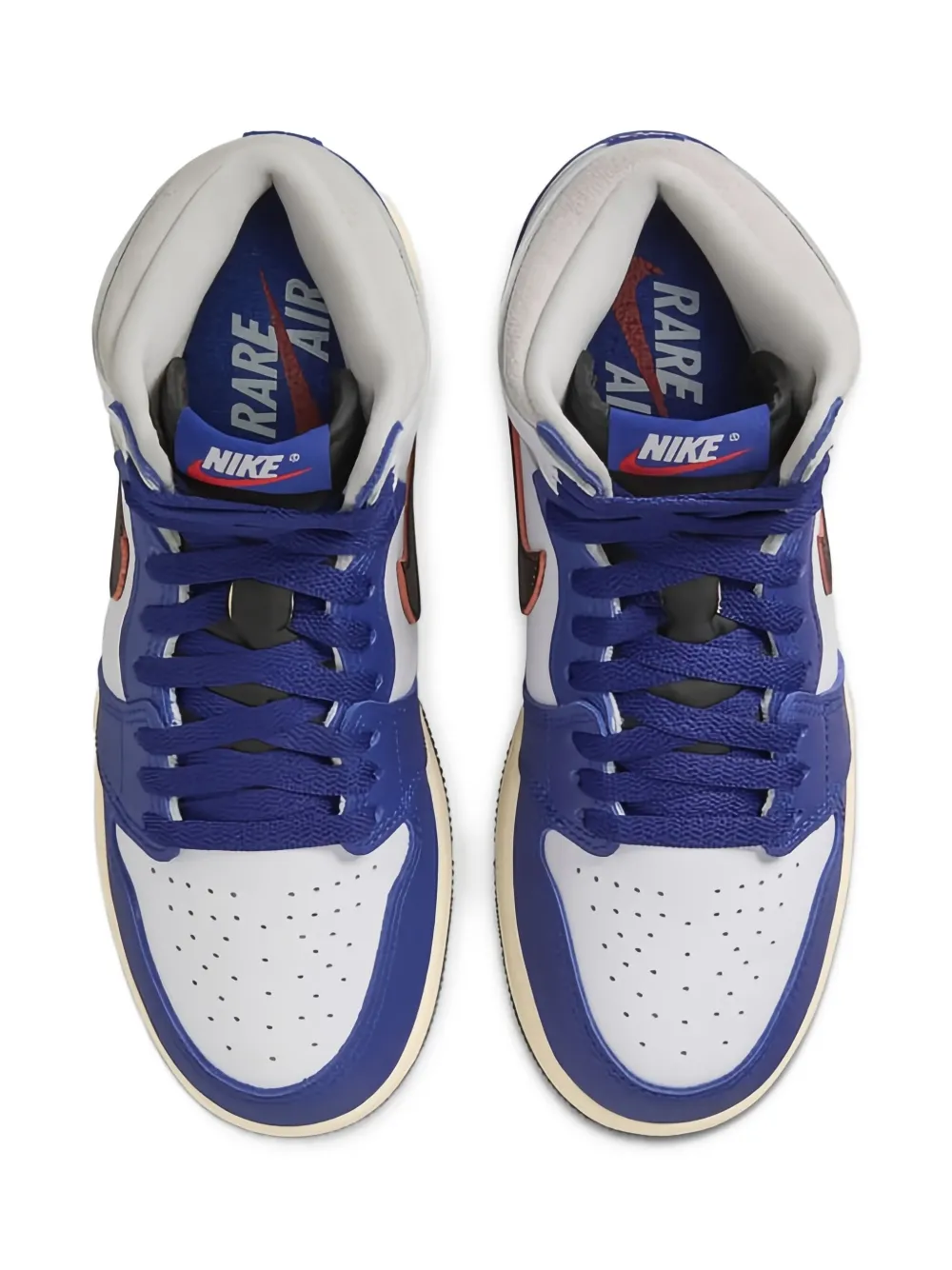 Jordan Kids Air Jordan 1 Retro High OG "White Black Neutral Grey Deep Royal Blue Muslin" sneakers Purple