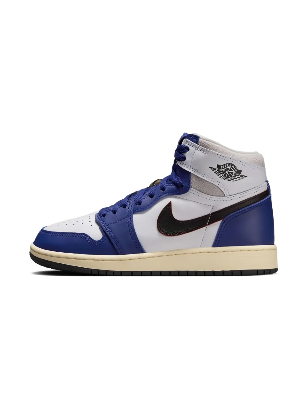 Jordan Kids Air Jordan 1 Retro High OG "White Black Neutral Grey Deep Royal Blue Muslin" sneakers Purple