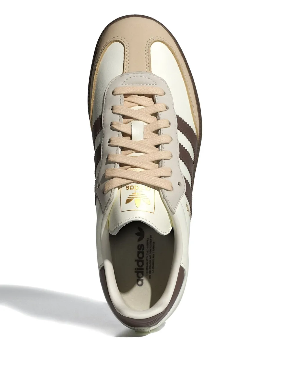 adidas Samba OG gestreepte sneakers Beige