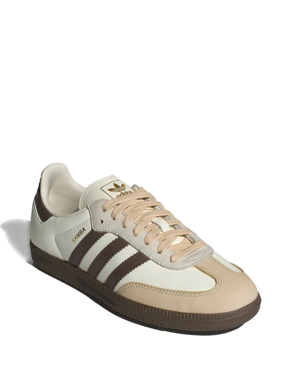 adidas Samba OG gestreepte sneakers Beige