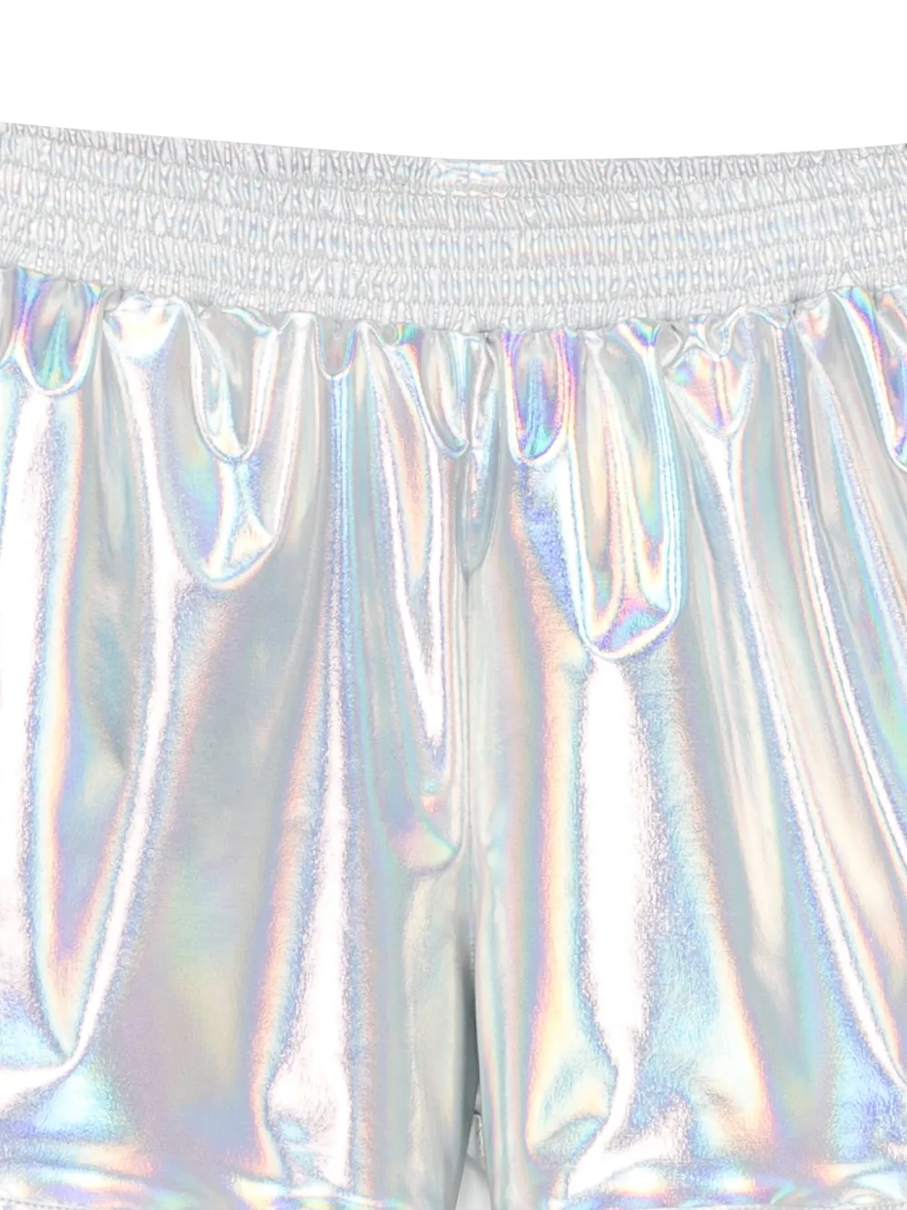 Andorine Shorts met elastische band Zilver