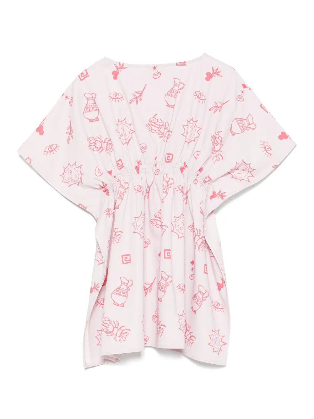 Andorine Jurk met print Roze