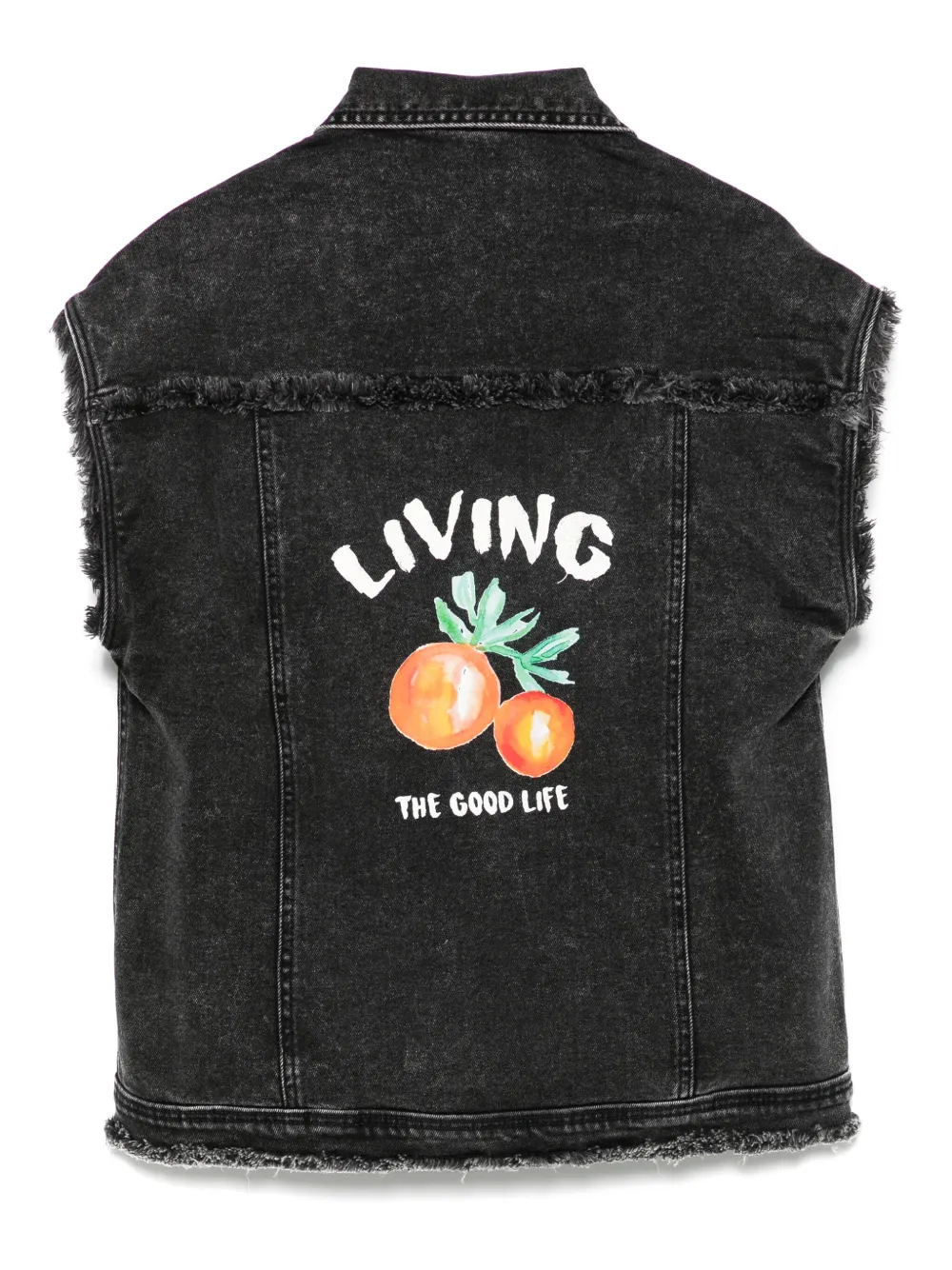 Andorine denim vest | Girls Waistcoats & Gilets | Image 2