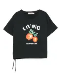Andorine graphic-print T-shirt - Black