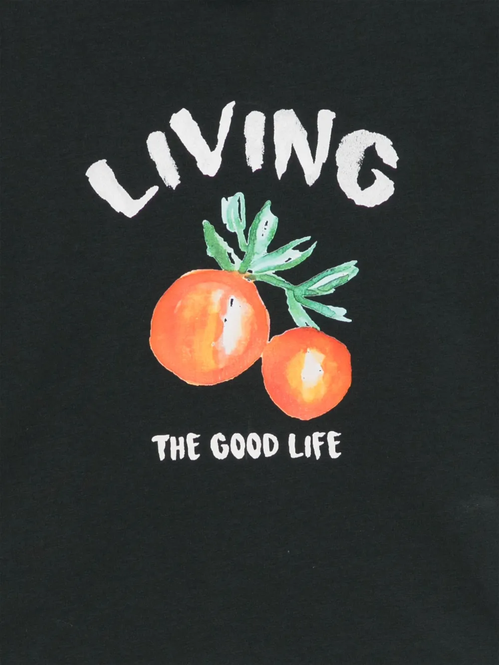 Andorine T-shirt met grafische print Zwart
