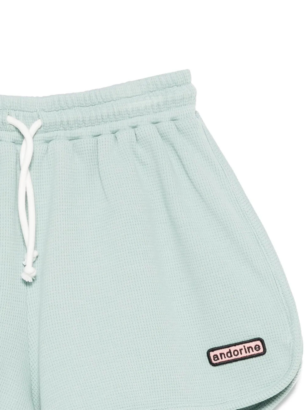 Andorine Shorts met logopatch Groen