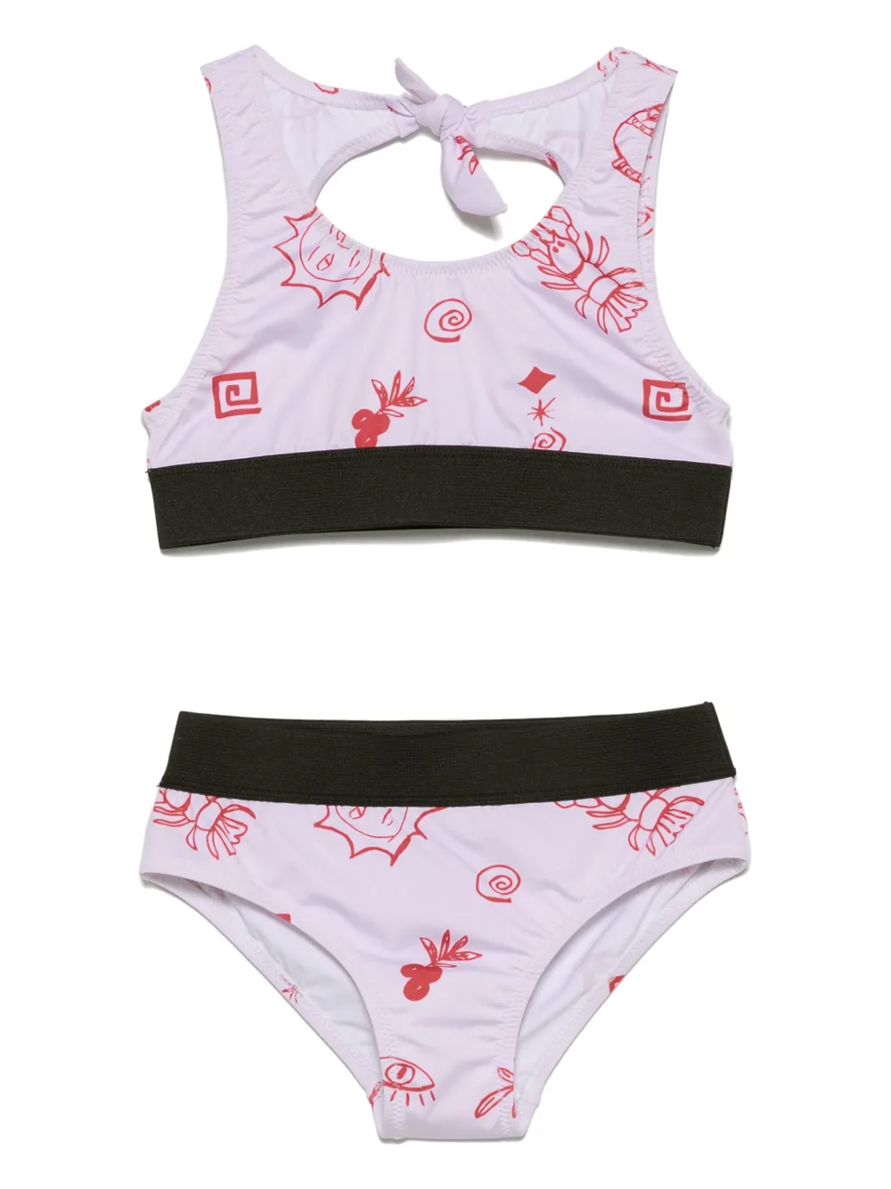 Andorine printed bikini set | Pink | Image 1