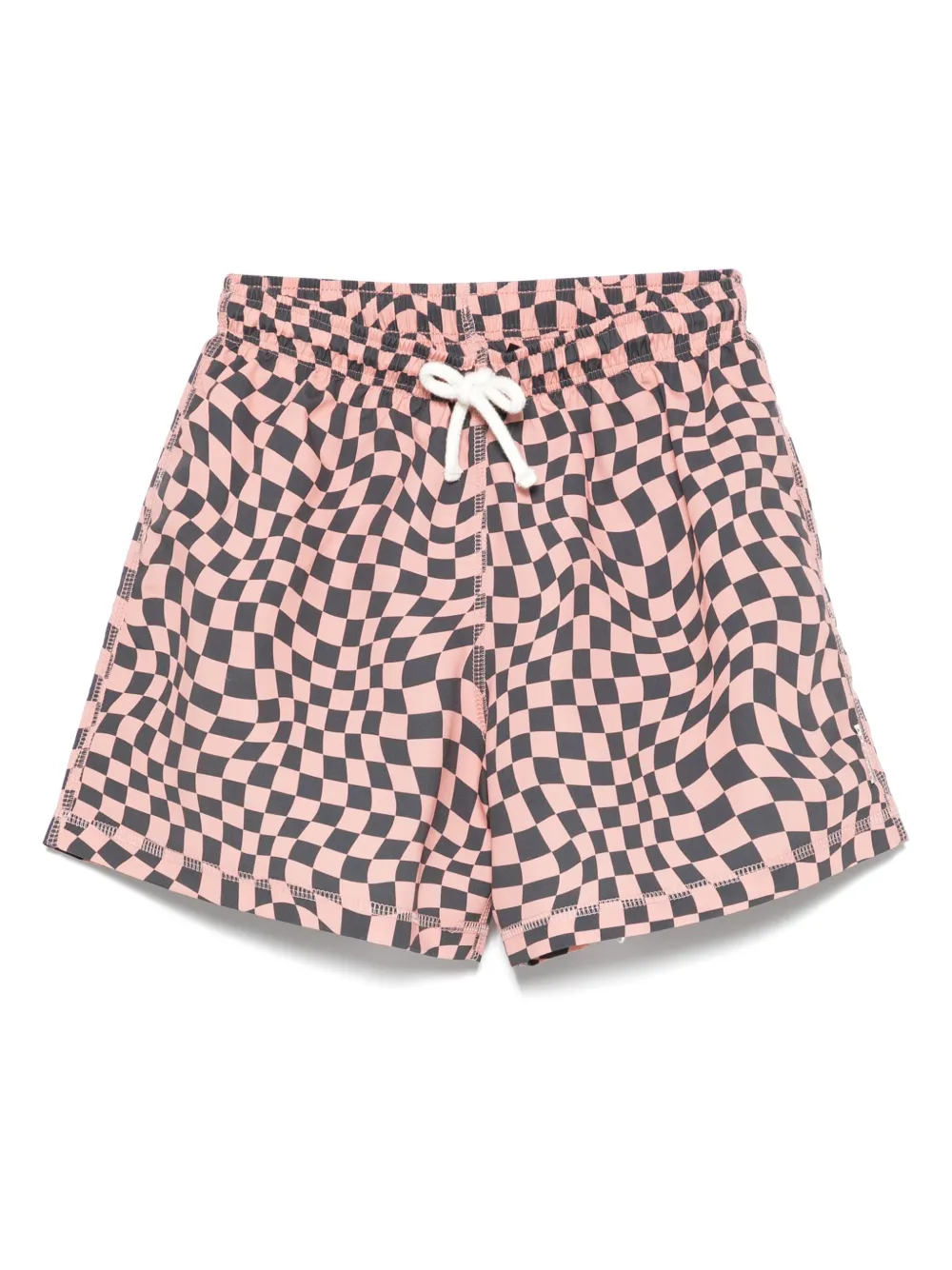Andorine printed swim shorts | Orange | Image 1