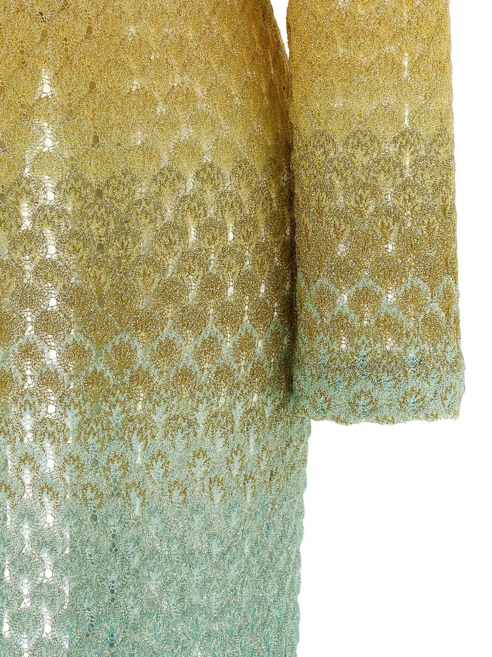 Missoni Opengebreid vest Geel