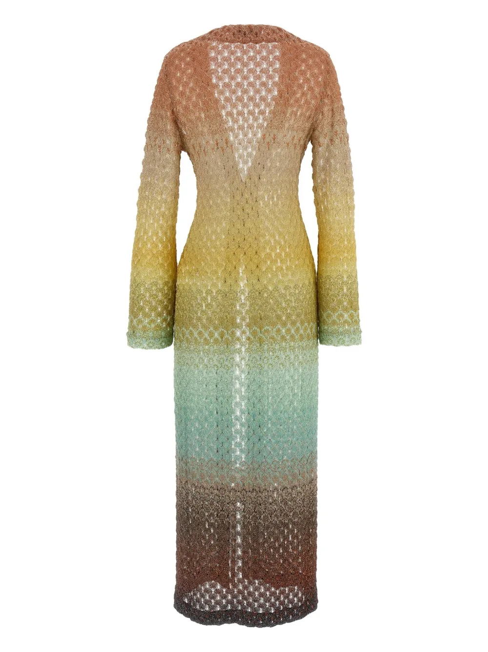 Missoni Opengebreid vest Geel