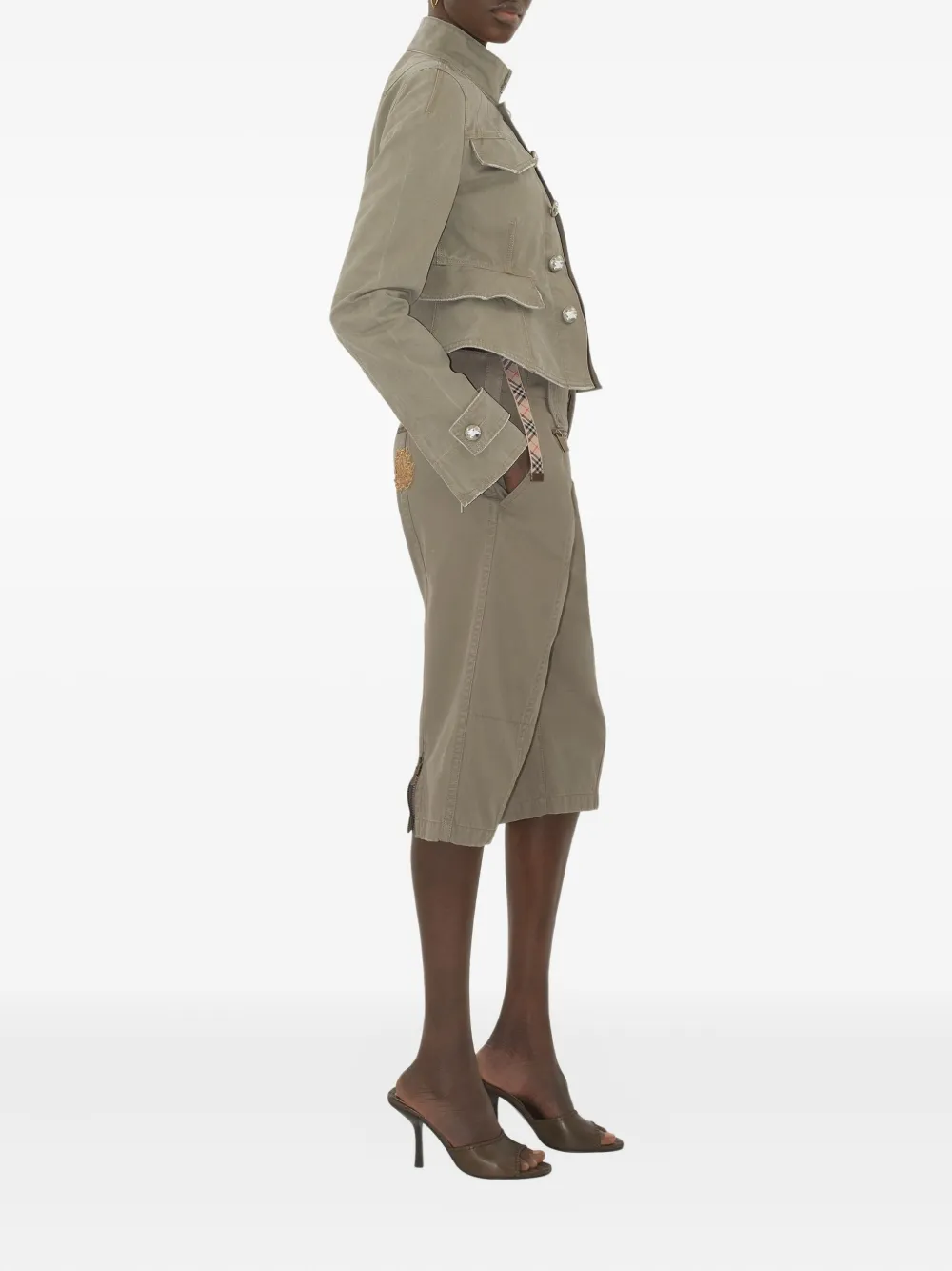 Burberry B Crest katoenen jack Beige