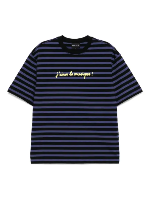 SPORT b. by agnès b.  stripe T-shirt