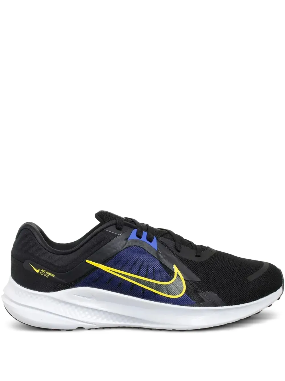 Nike Quest 5 "Black Racer Blue White High Voltage" sneakers Zwart