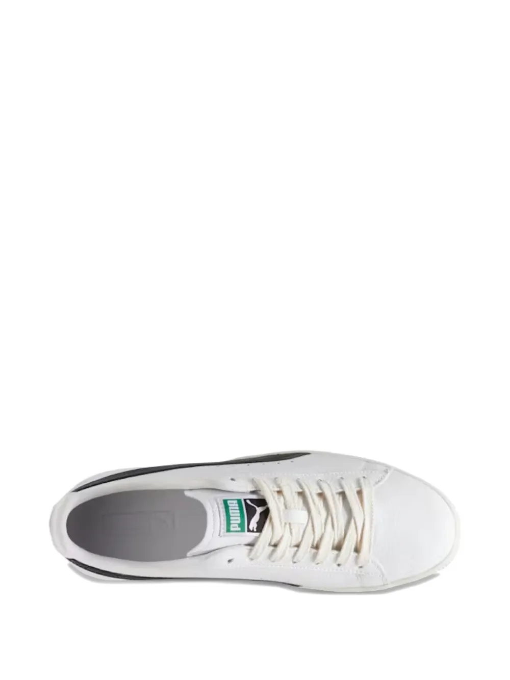 PUMA Clyde Leather "White Black" sneakers Wit