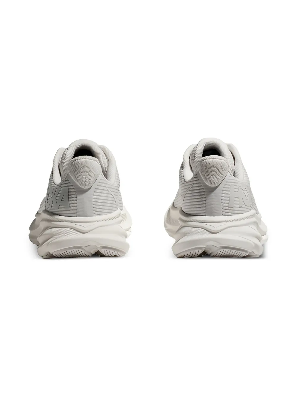 HOKA KIDS One Clifton 9 "White Frost" sneakers Wit