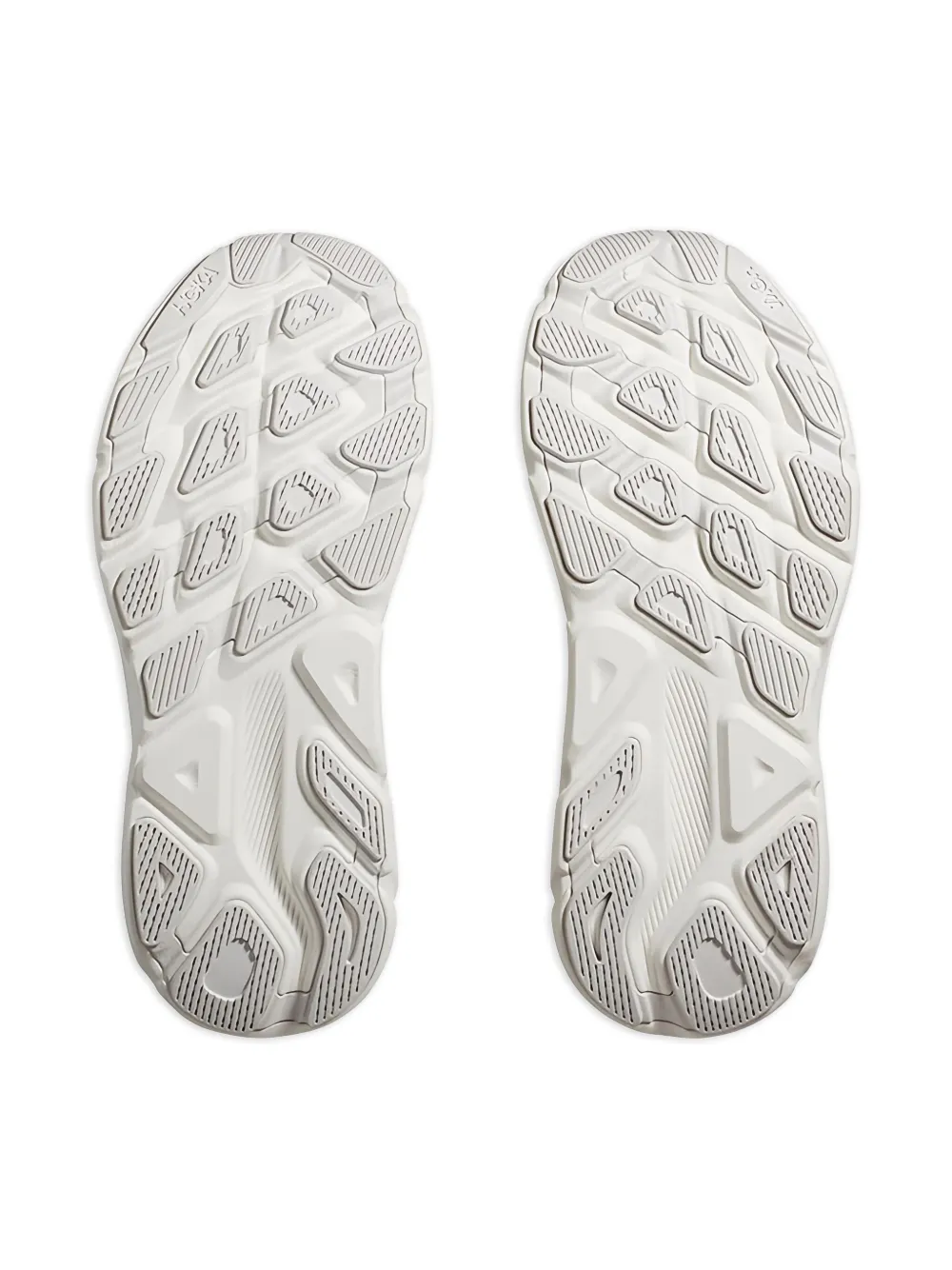 HOKA KIDS One Clifton 9 "White Frost" sneakers Wit