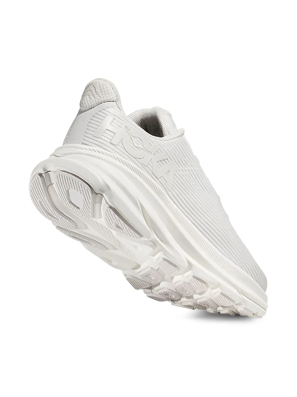 HOKA KIDS One Clifton 9 "White Frost" sneakers Wit