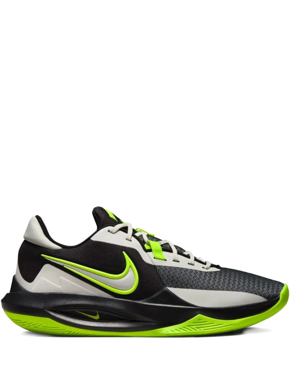 Nike Precision 6 "black/sail/volt" Sneakers In Multi