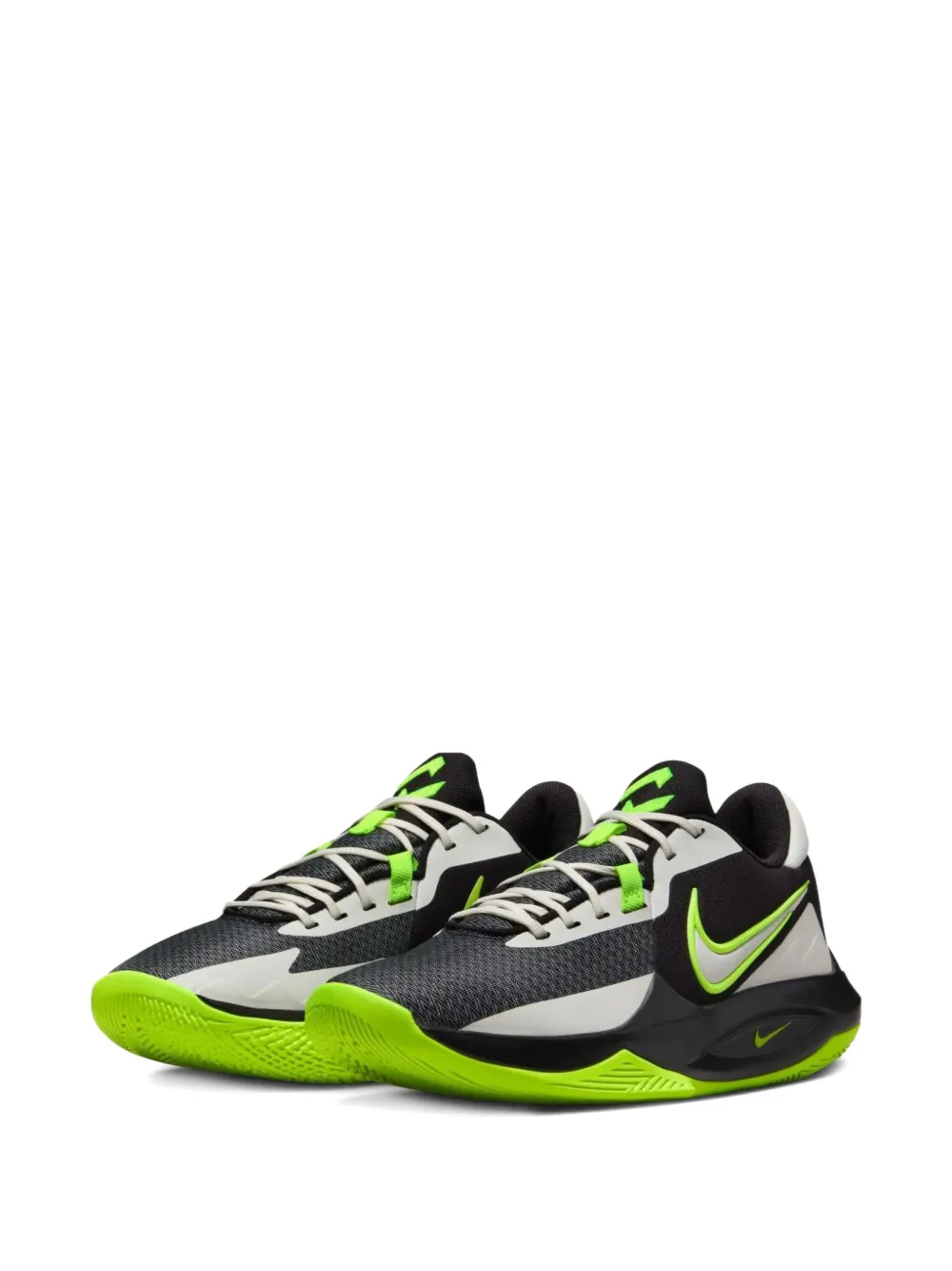 Nike Precision 6 "black/sail/volt" Sneakers In Multi