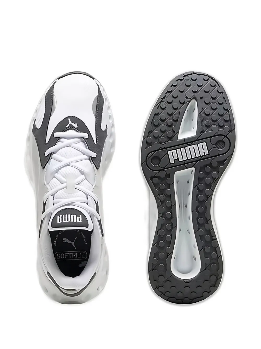 Puma Softride Frequence Perforated Sneakers In White
