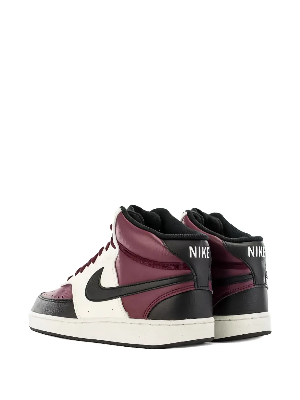 Nike Court Vision Mid Next Nature Dn3577-600 Basketball Shoes Men Dark Beetroot In Purple