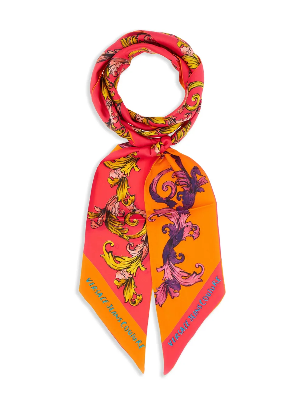 Versace Jeans Couture Sjaal met Barocco-print Roze