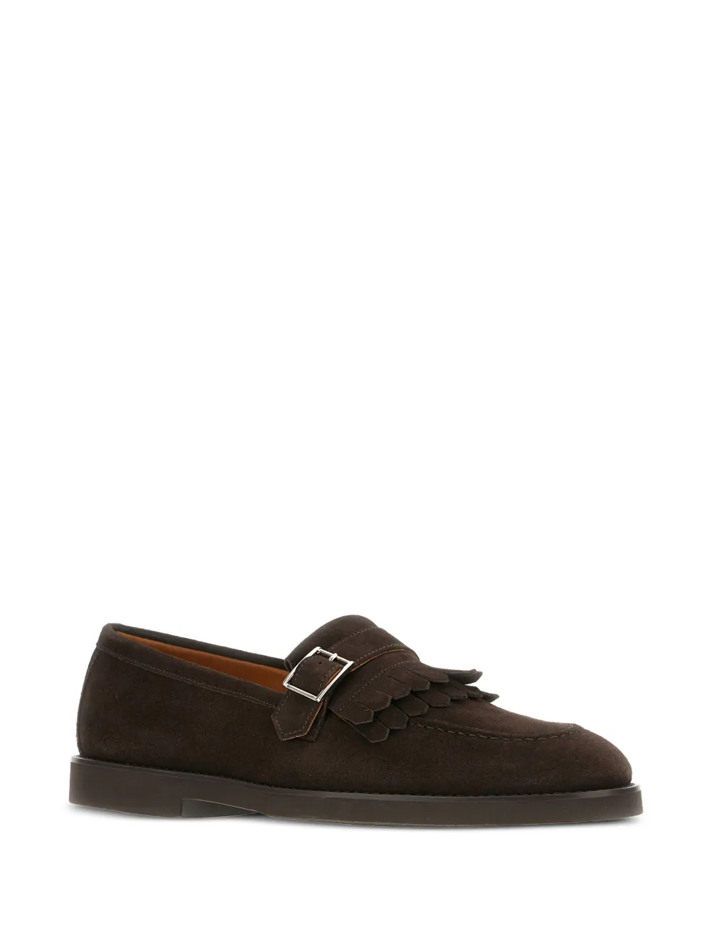 Doucal's tassel-detail buckle loafers Brown