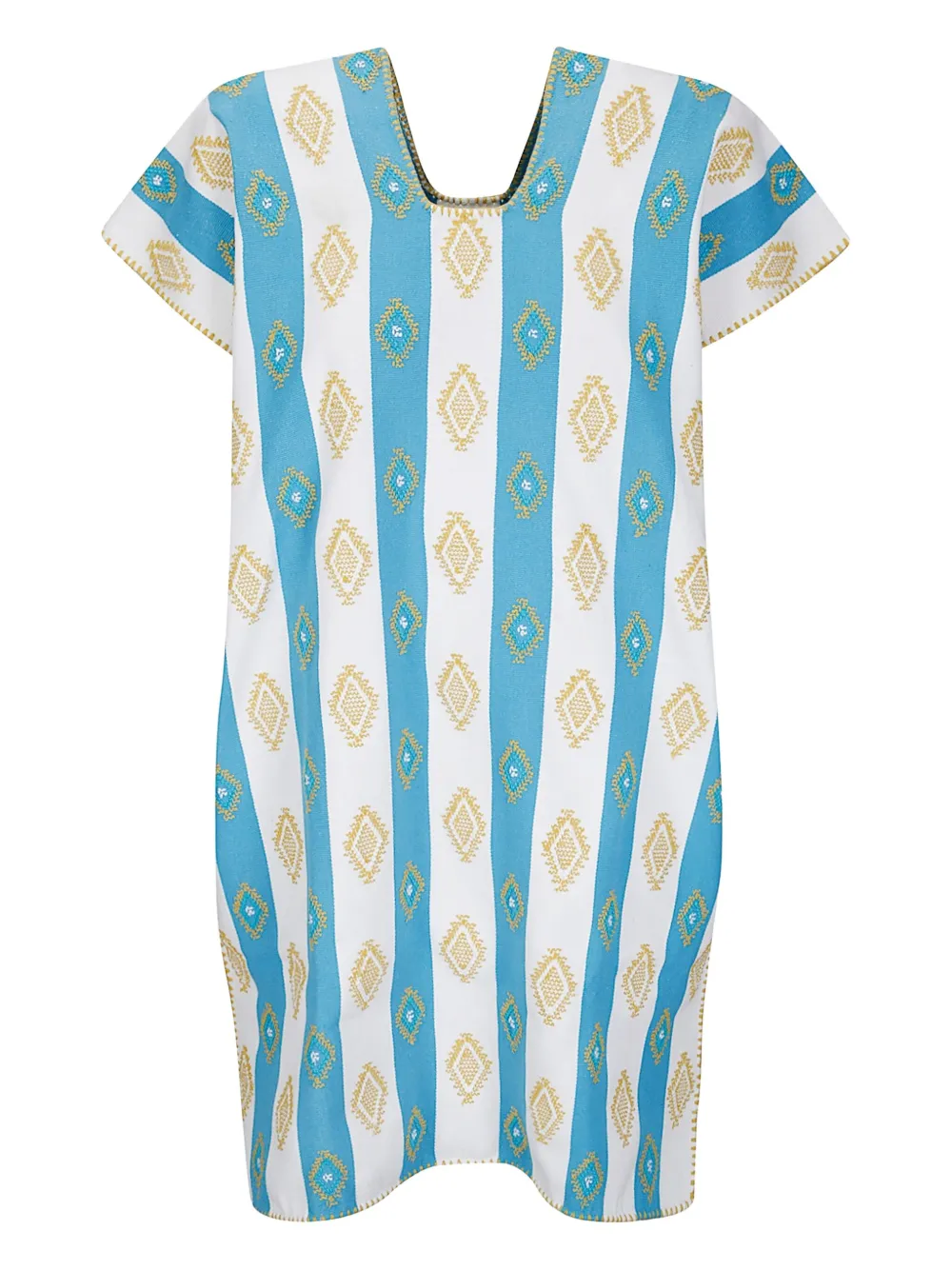 Tandem robe à broderies | bleu | Image 1