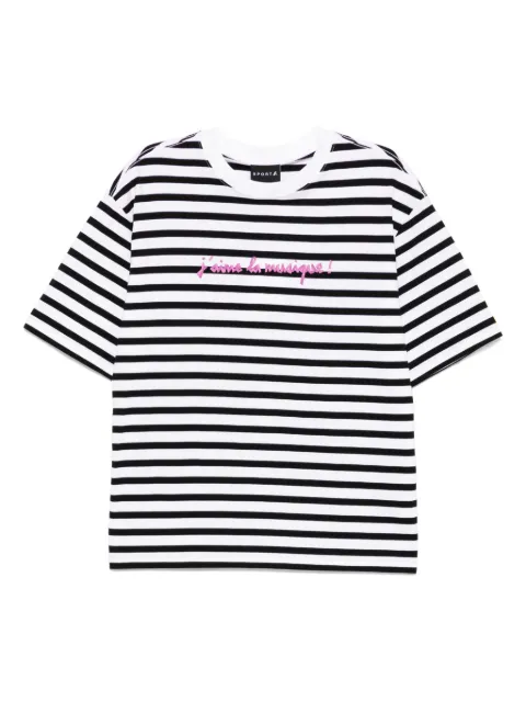 SPORT b. by agnès b.  stripe T-shirt