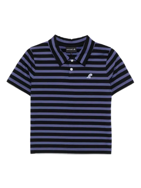SPORT b. by agnès b.  stripe polo shirt