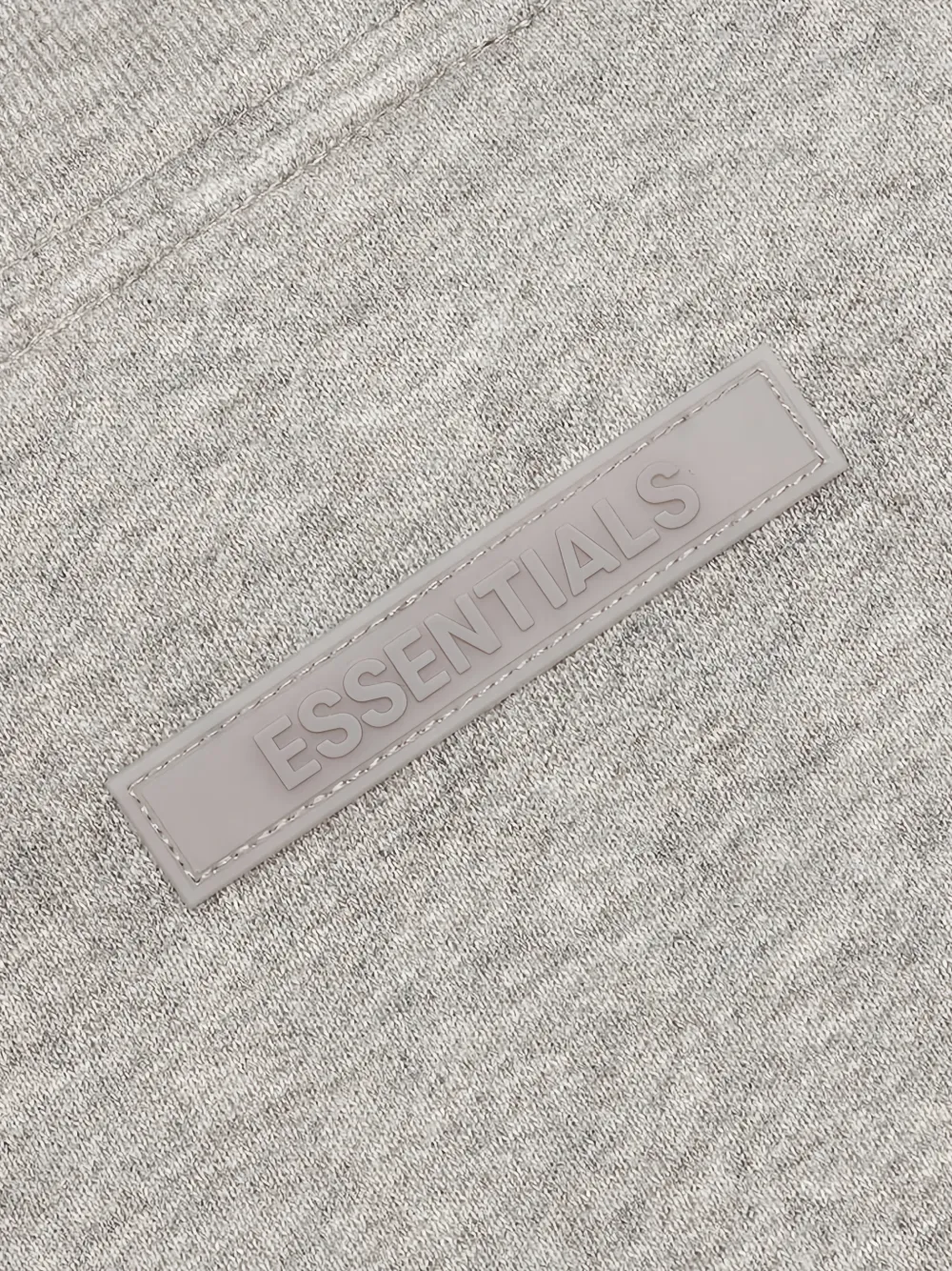 FEAR OF GOD ESSENTIALS Overhemd met trechterhals en logo Grijs