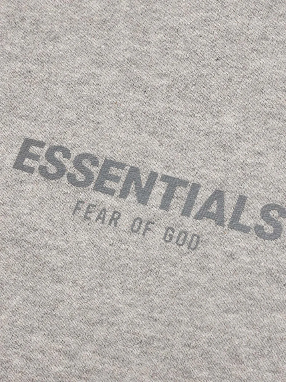  Fear Of God Essentials Funnel-neck Logo Shirt - Grey 