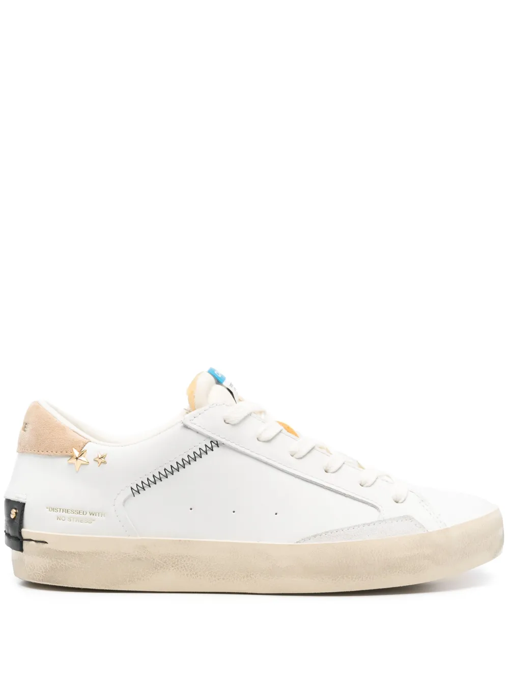 Crime London padded-ankle sneakers White