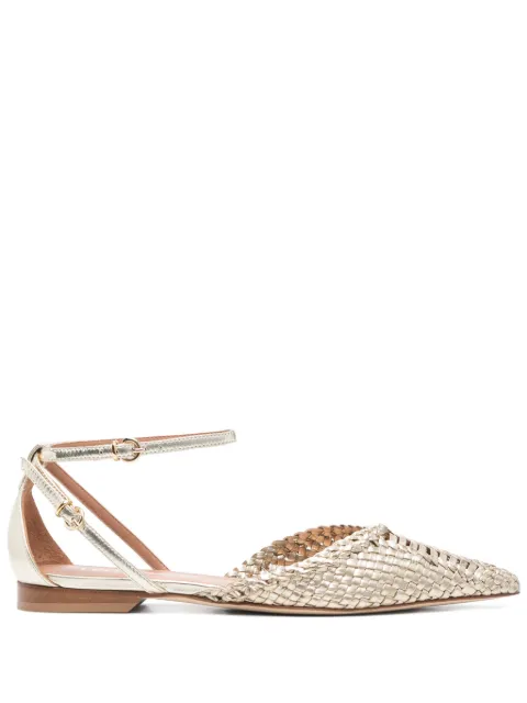 Lella Baldi zapatillas con diseño entretejido