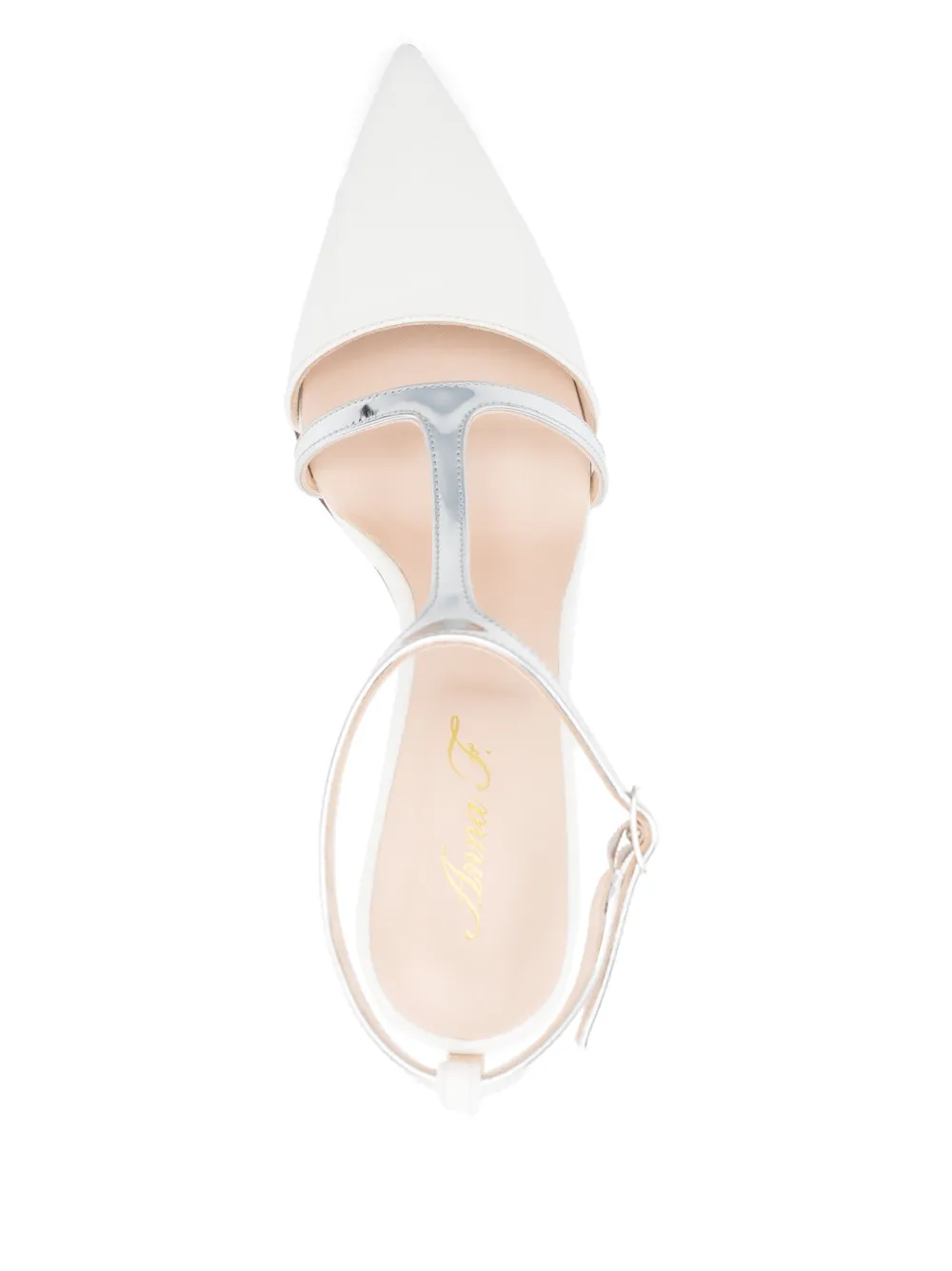 Anna F. Leren pumps Wit