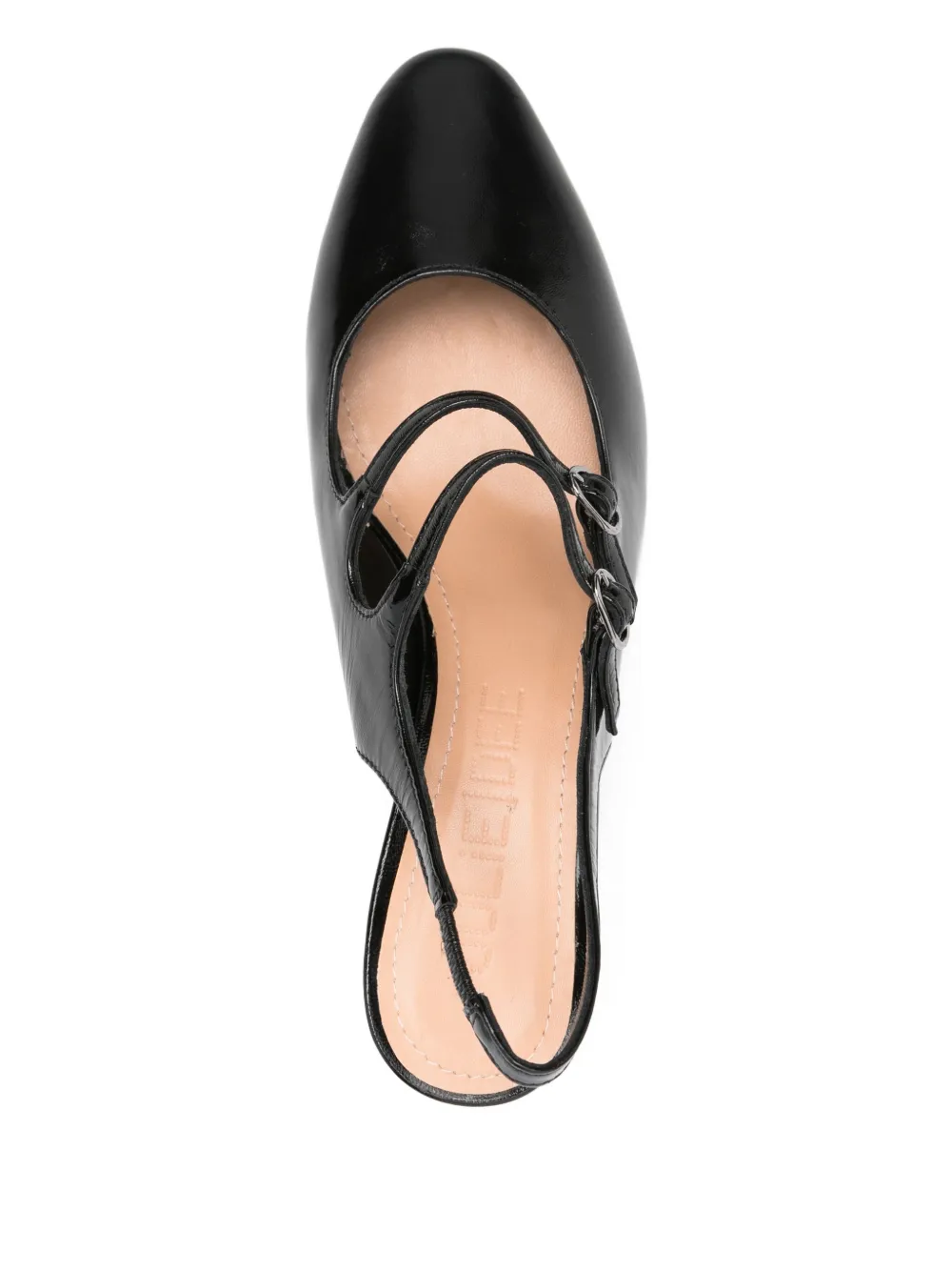 Julie Dee 65mm slingback pumps Zwart