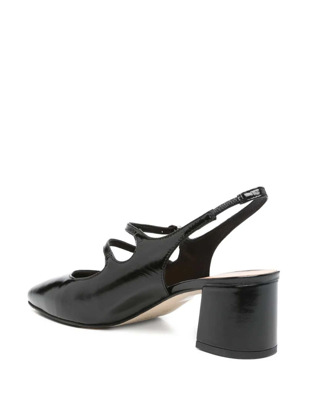 Julie Dee 65mm slingback pumps Zwart