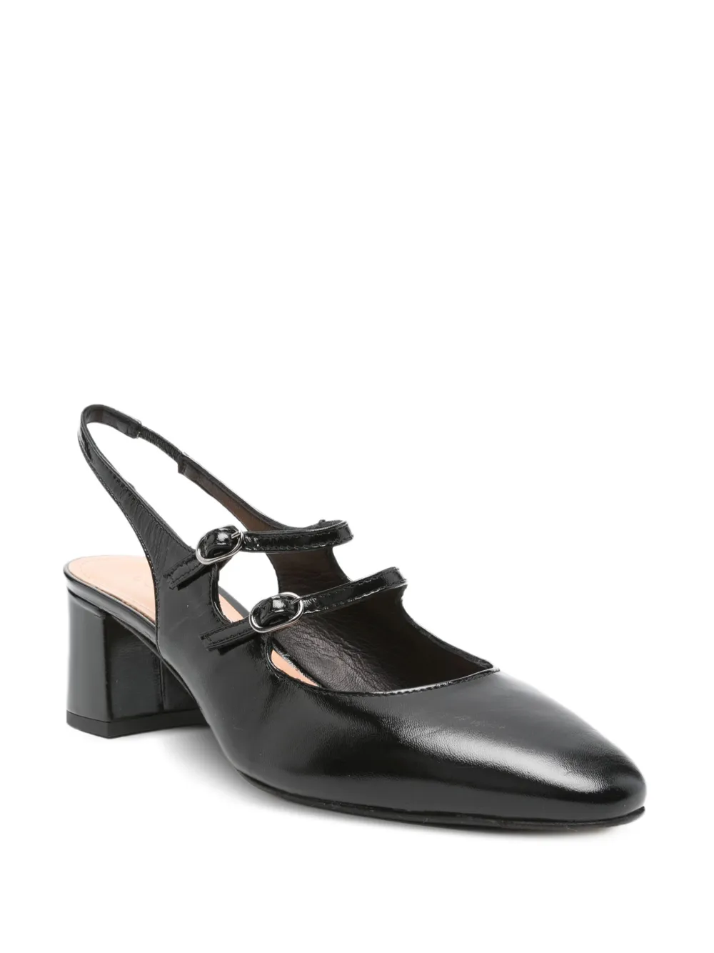 Julie Dee 65mm slingback pumps Zwart