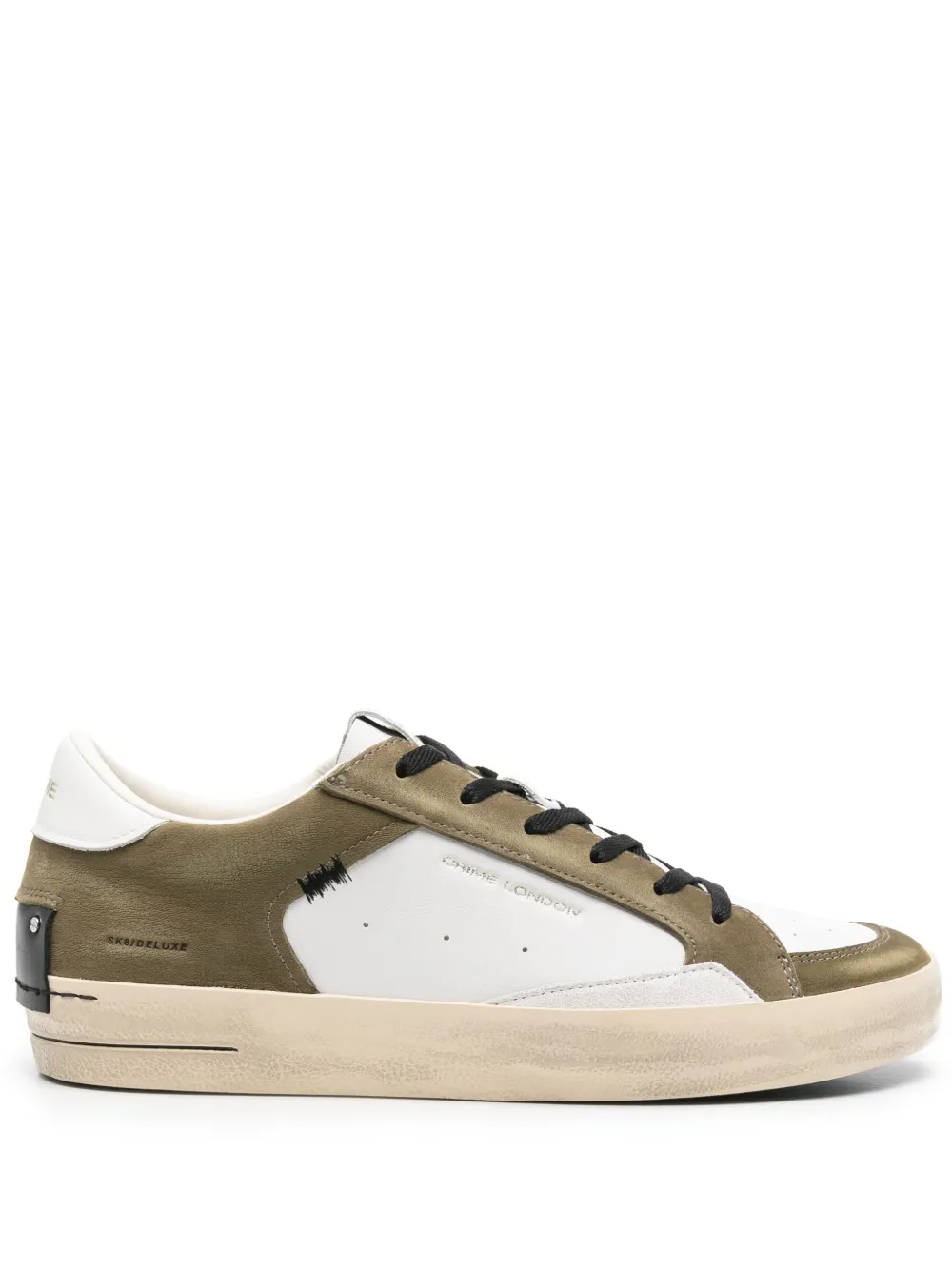 Crime London panelled sneakers White