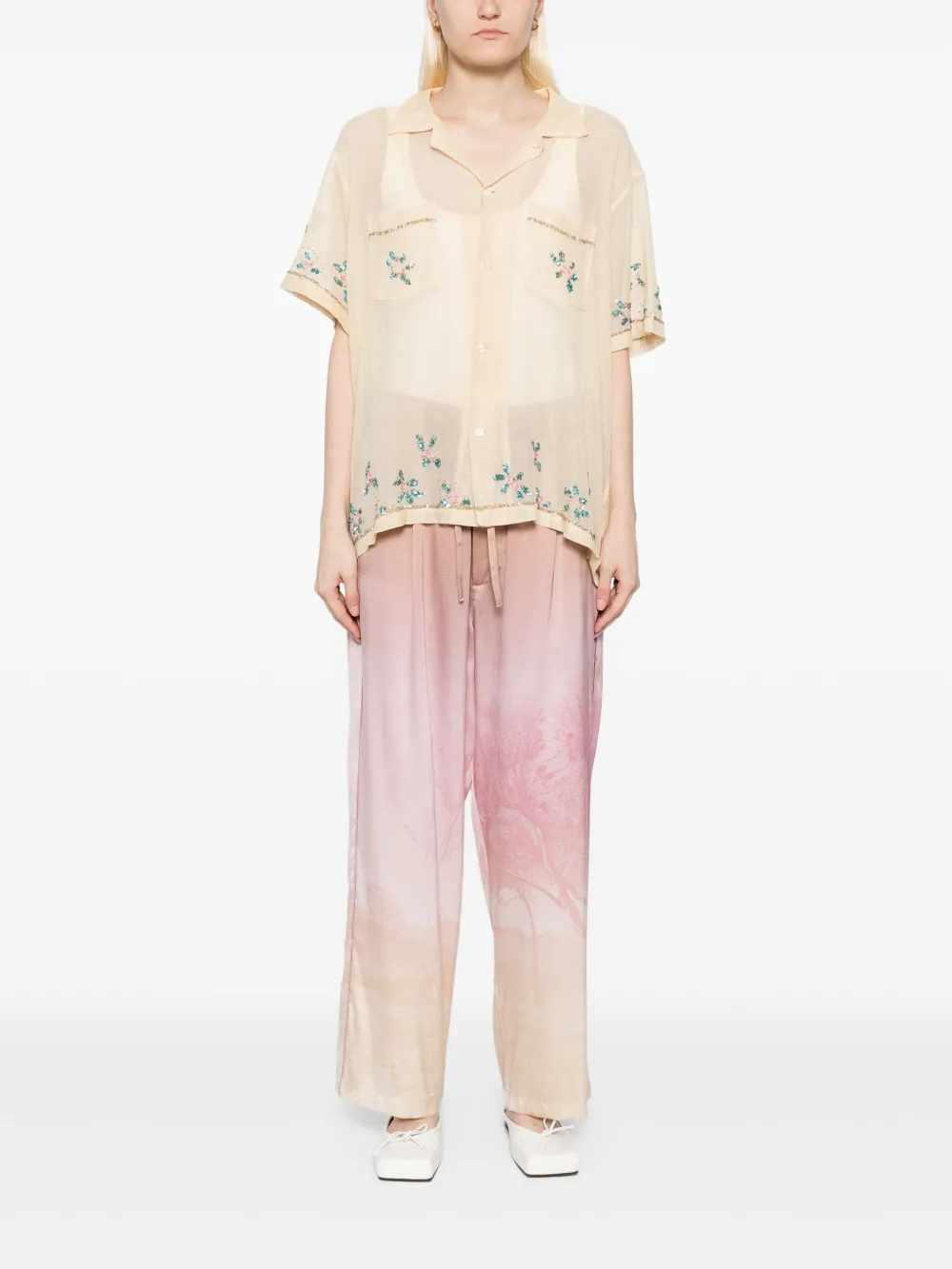 Pierre-Louis Mascia Adastrum broek - Roze