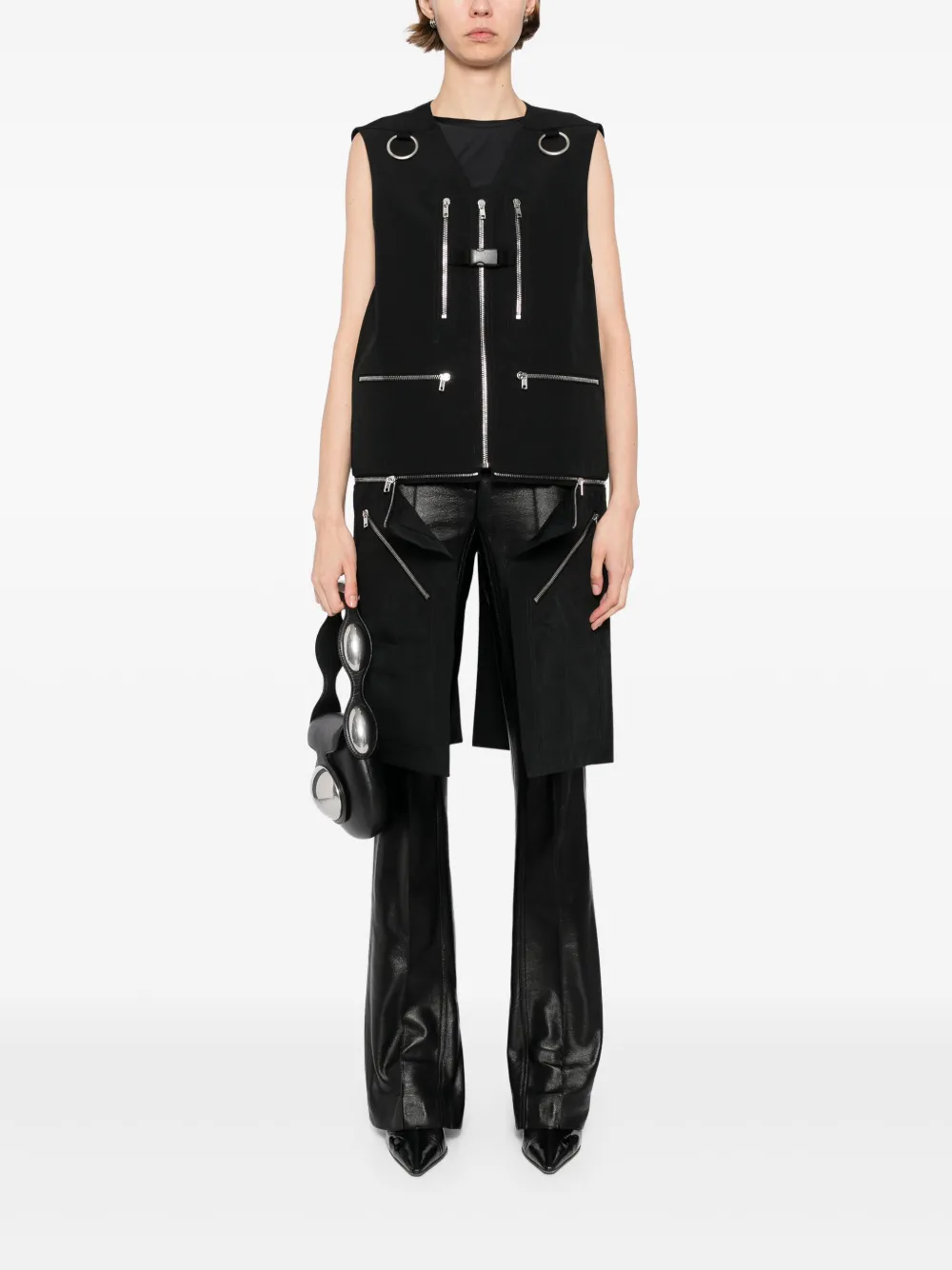 Rick Owens Headon cargo jack - Zwart