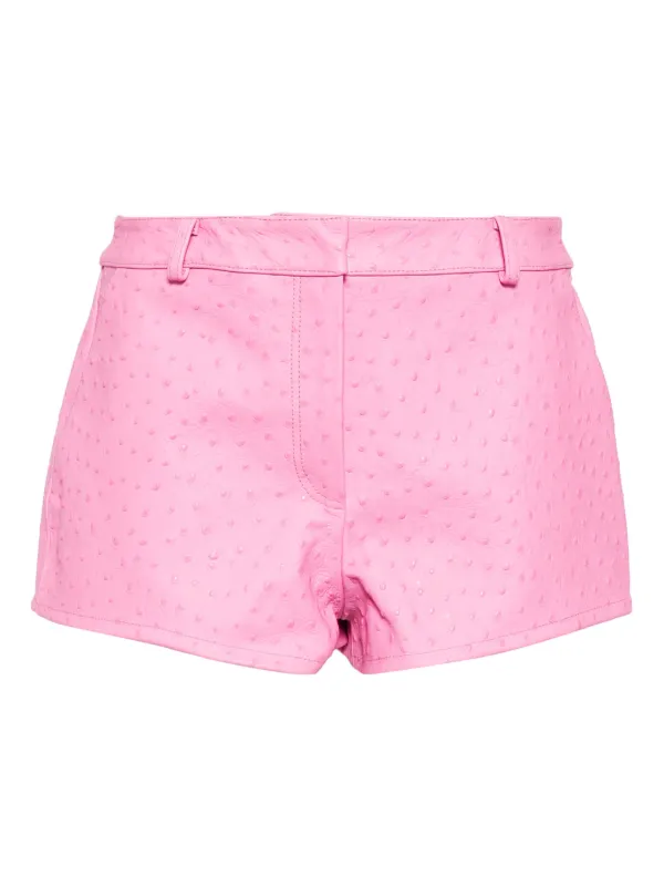 Casablanca レザー ショートパンツ | ピンク | FARFETCH JP