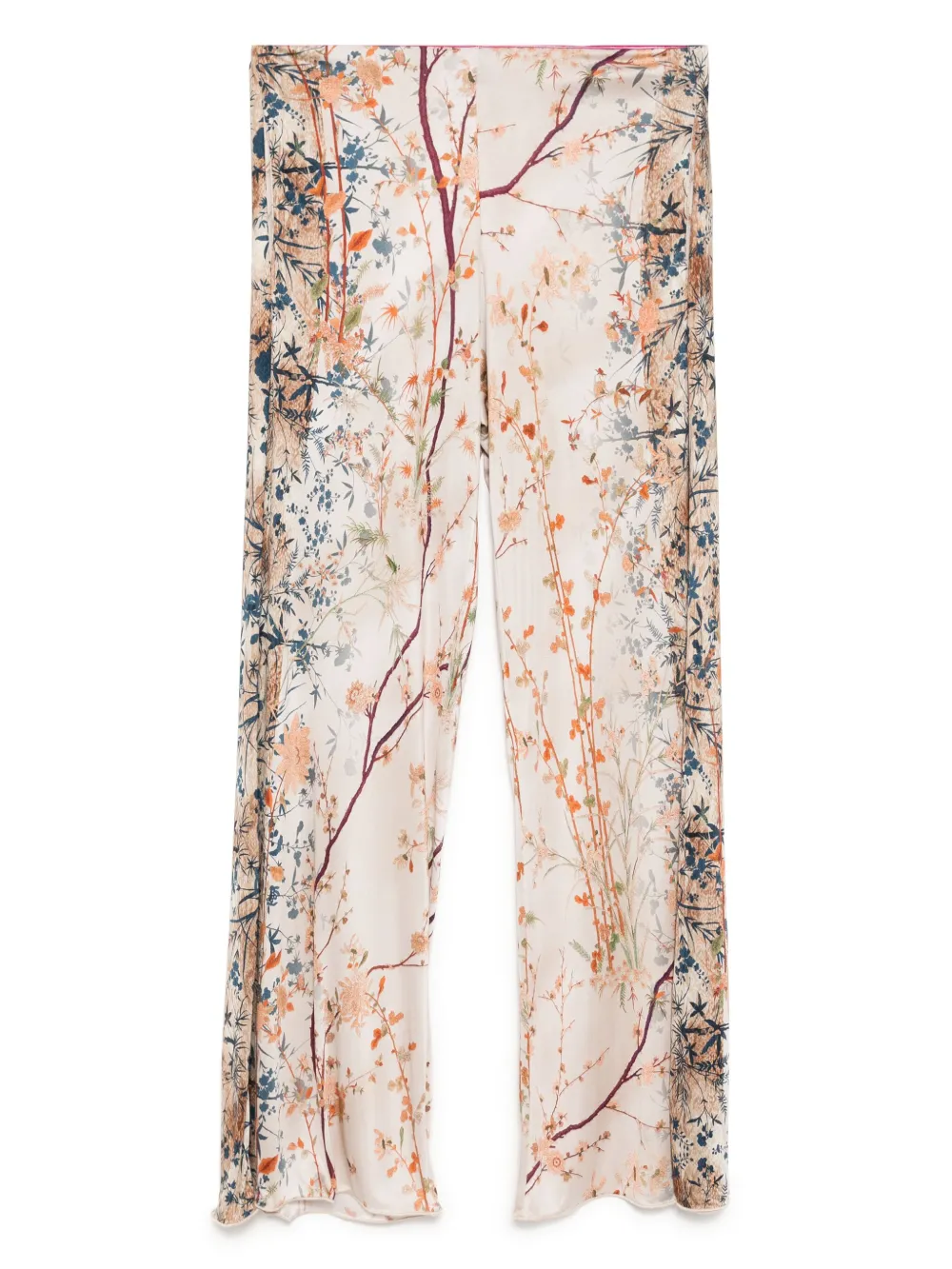 Pierre-Louis Mascia illustration-print trousers | rosado | Image 1